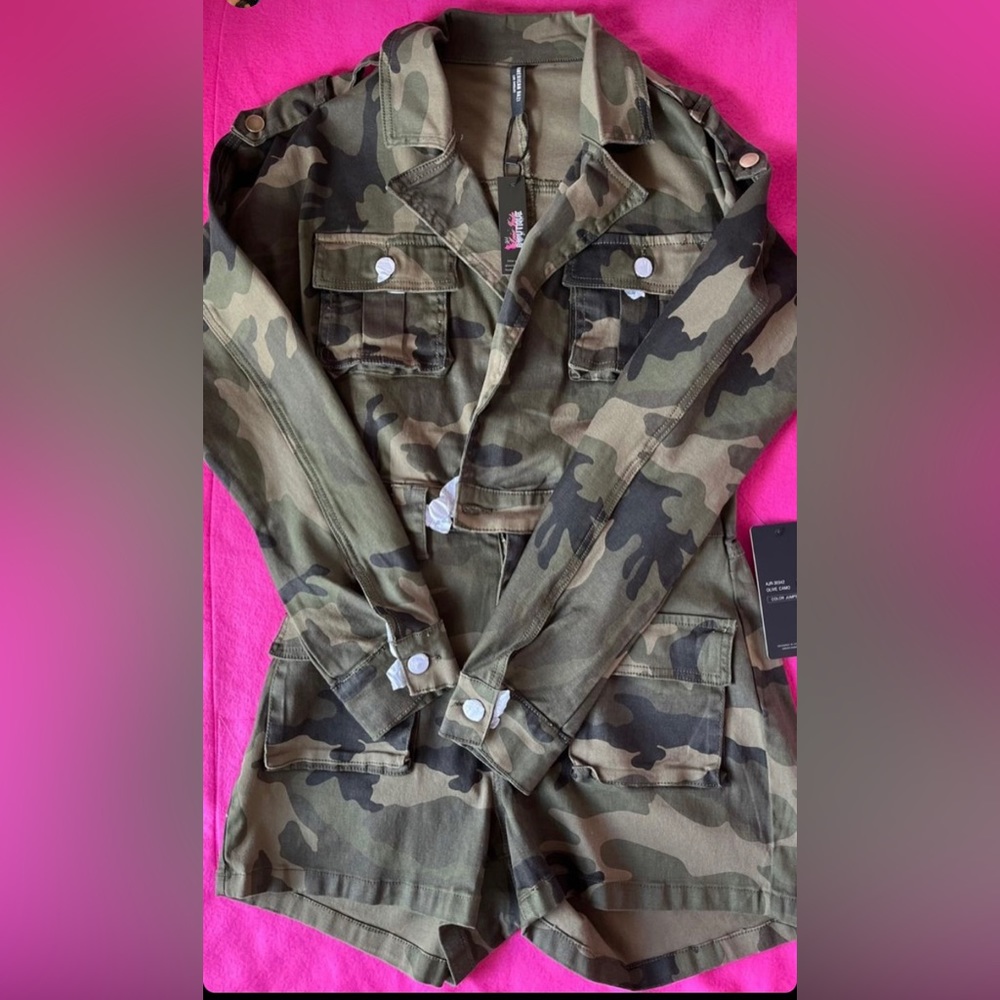 Camo Jean Romper